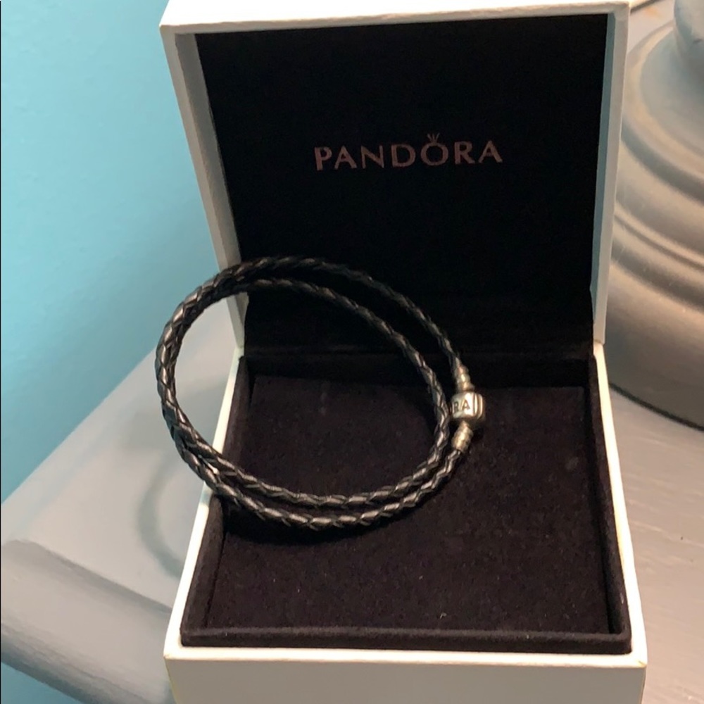 Pandora leather bracelet